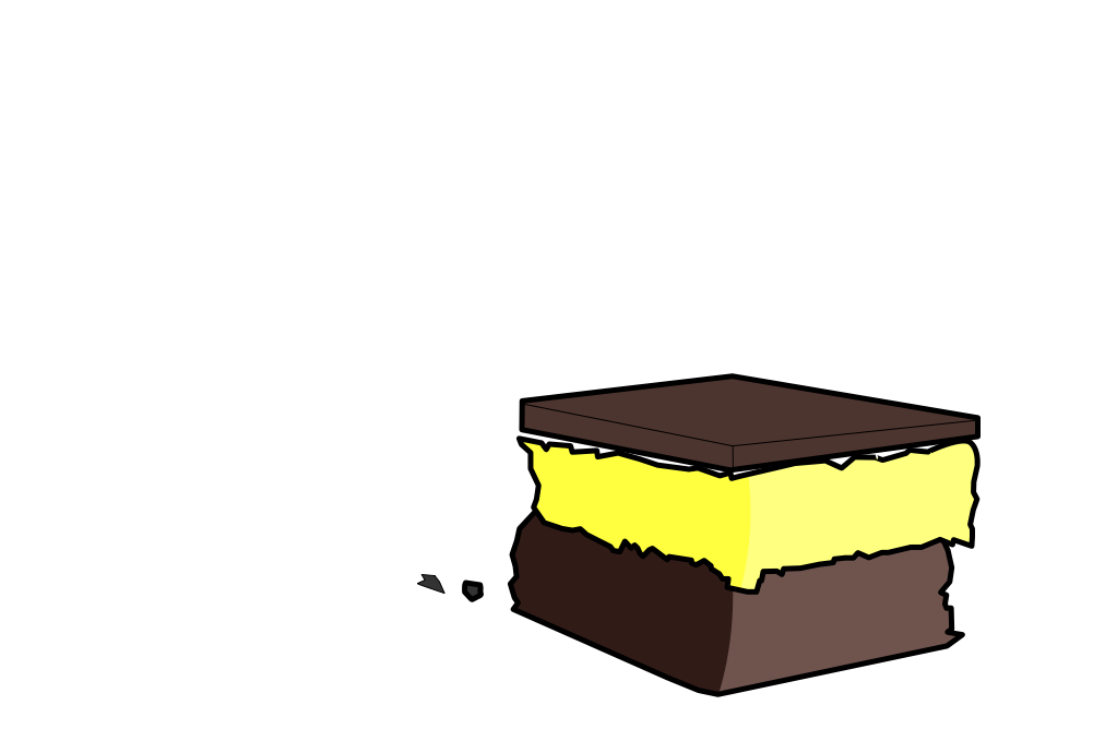 A delicious Nanaimo bar